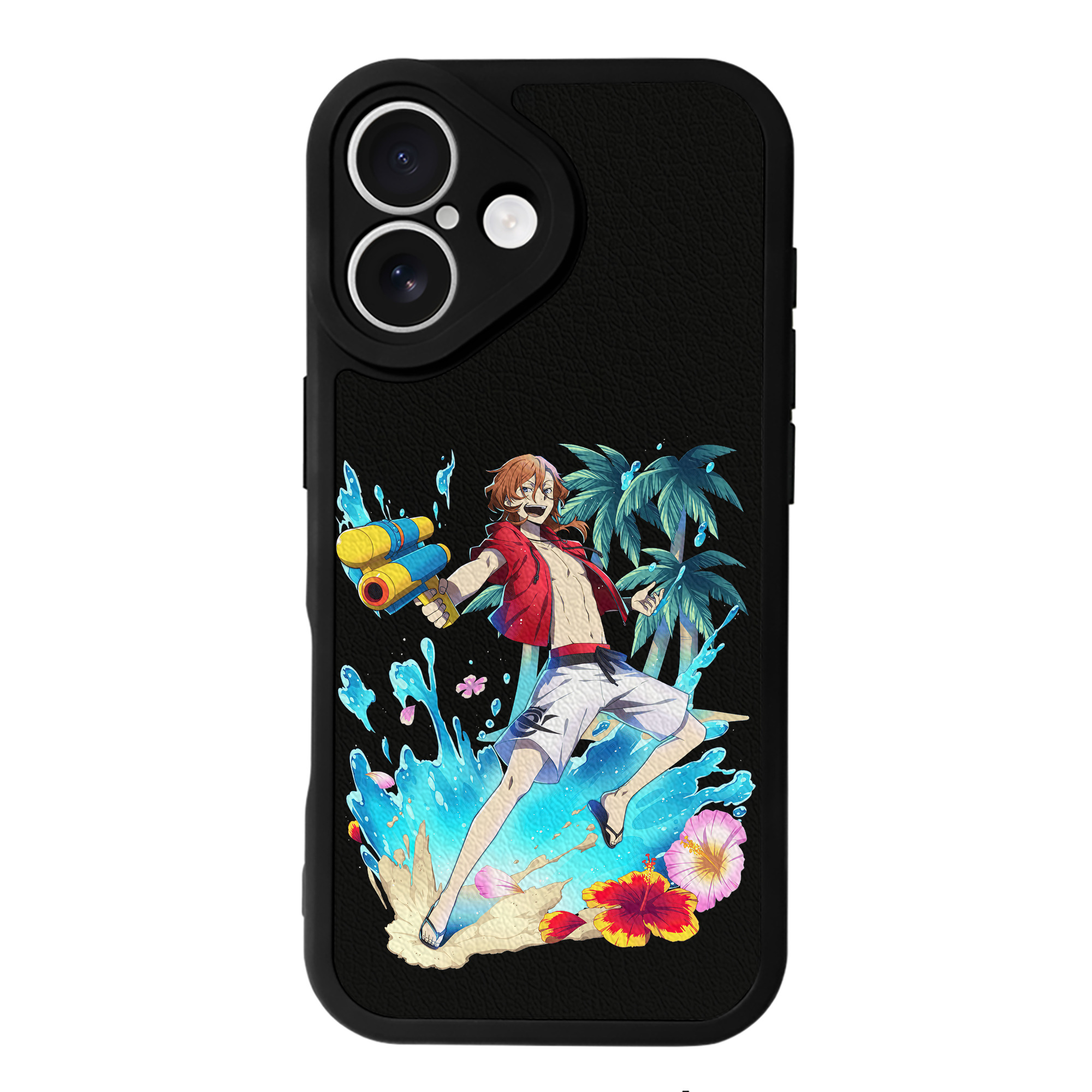 （画像用） 文豪ストレイドッグス Bungo Stray Dogs 【iPhone 16シリーズ対応】シリコンスマホケース（レザー調） 材質：シリコン